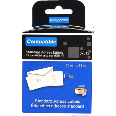 Afbeelding van DYMO LW Standard Labels 89mm x 36mm