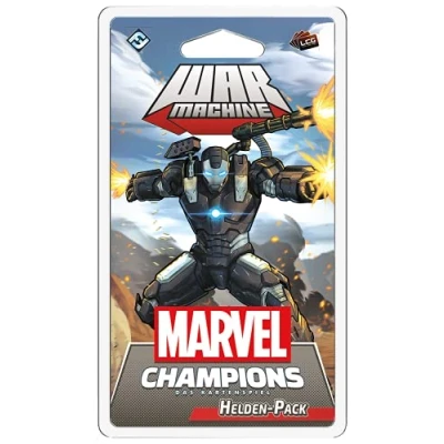Afbeelding van Fantasy Flight Games, Marvel Champions: LCG War Machine, helden uitbreiding, expertspel, kaartspel, 1 4 spelers, vanaf 14+ jaar, 60+ minuten, Duits