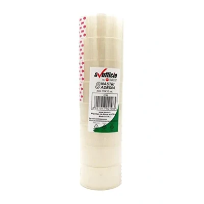 Afbeelding van Alevar Transparant plakband, 19 x 10 mm, verpakking van 8 stuks