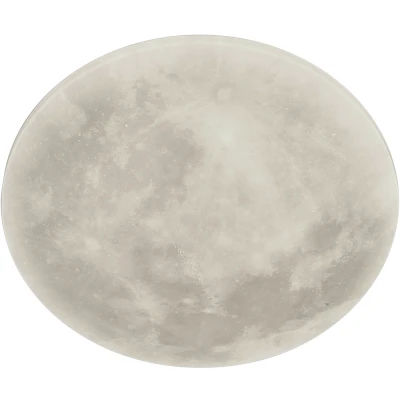 Afbeelding van Trio Leuchten 627514000 Lunar Led Plafondlamp, Acryl Met Maanmotief, Maanfase Verwisselbaar, 1 X 22 Watt, Helderheid Instelbaar, Nachtelijke Functie, Incl. Afstandsbediening, Wit