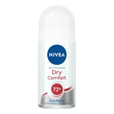 Afbeelding van Nivea Dry Comfort Roll on Voordeelverpakking 6x50ML
