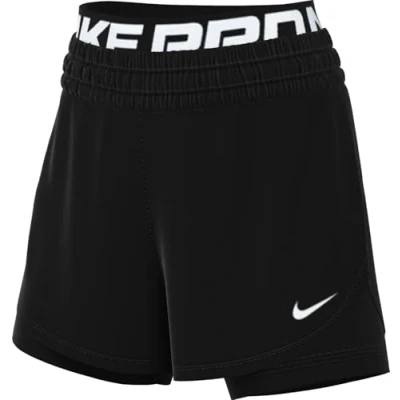 Afbeelding van Nike Performance Short 2in1 short, Dames, Maat: XS, Black white