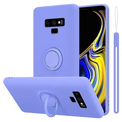 Afbeelding van Cadorabo Hoesje geschikt voor Samsung Galaxy NOTE 9 in LIQUID LICHT PAARS Beschermhoes van TPU silicone Case Cover met