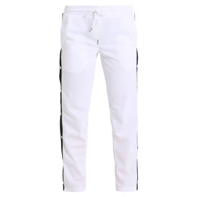 Afbeelding van Urban Classics Ladies Button UP Track Pants Trainingsbroek, Dames, Maat: XS, White/black