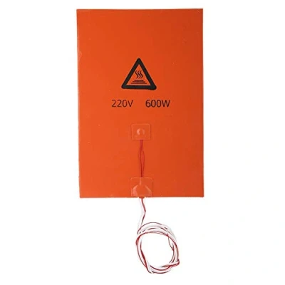 Afbeelding van Tangxi Hoge temperatuur bed, 120 W, 200 600 750 warme siliconen, printeraccessoires, verwarmingskussen, 12 V, 220 3D (oranje W)