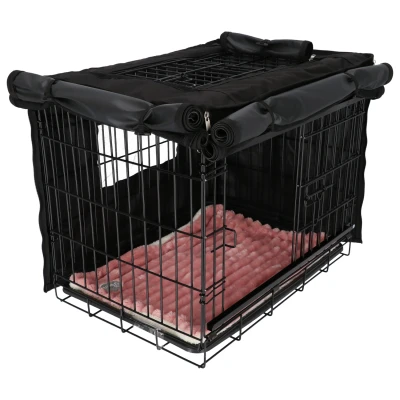 Afbeelding van Adori Benchhoes Zwart Hondenbench 92.5x59.5x64.5 cm