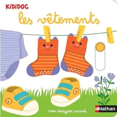 Afbeelding van Mon imagier des vêtements Livre animé Kididoc dès 1 an