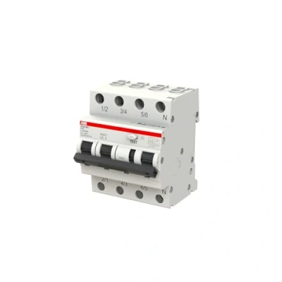 Afbeelding van ABB aardlekautomaat 32A 3 polignul C karakteristiek 30mA DS203NC C32 A30
