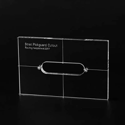 Afbeelding van Musiclily Pro CNC Nauwkeurig Acryl Single Coil Pickup Routing Template voor Standard Strat Gitaar Slagplaat
