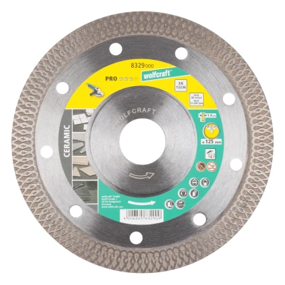 Afbeelding van Wolfcraft Diamantdoorslijpschijf ProCeramTurbo Ø125mm 1 stuk 8329000