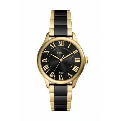 Afbeelding van Fossil Gilmore Horloge voor Dames, Quartz Drie Wijzers Datum Uurwerk met roestvrijstalen of leren band