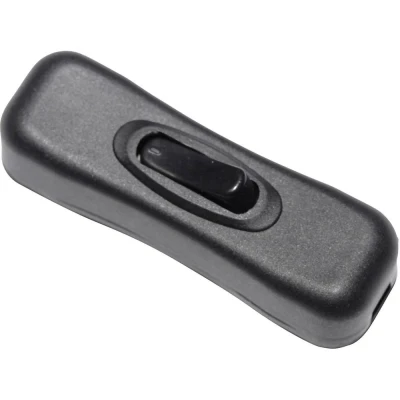 Afbeelding van TRU COMPONENTS 1371835 snoerschakelaar zwart 1 x uit/ON 2 A st