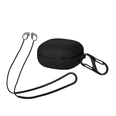Afbeelding van kwmobile set case &amp; koord voor oordopjes geschikt Samsung Galaxy Buds Pro 2x 80 cm In zwart /
