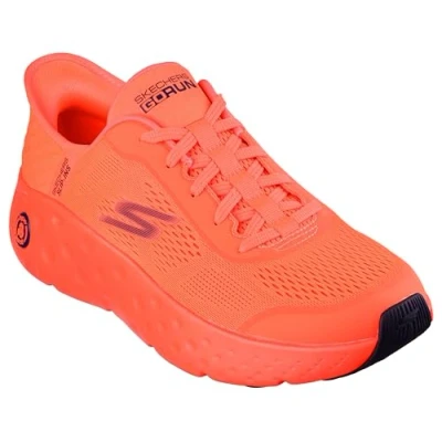 Afbeelding van Skechers Slip Ins: Max Cushioning Hyper Craze, Mannen, Oranje, Hardloopschoenen, maat: 45
