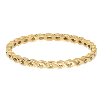 Afbeelding van iXXXi Twisted Vulring 2mm Goud maat 20