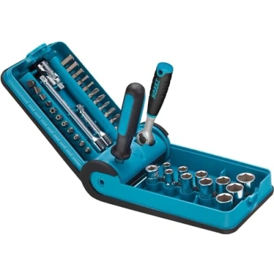 Afbeelding van Dopsleutelset 856 1HP 38 delig 1/4 inch sleutel maten 5,5 14 mm aantal tanden 90 6 kant