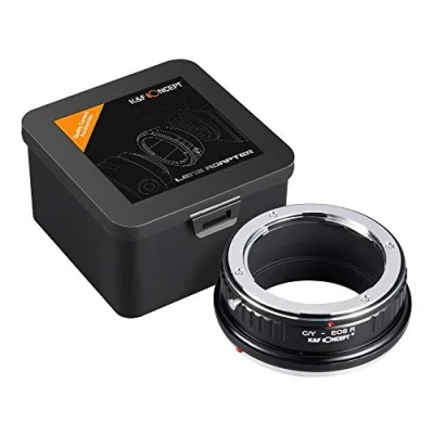 Afbeelding van K&amp;F Concept C/Y EOS R Bajonetadapter lens Ring voor Contax Yashica op Canon Mount spiegelloze full frame camera RF RP