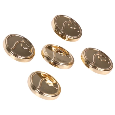 Afbeelding van Harrys Horse HH Metallic knopenset goud