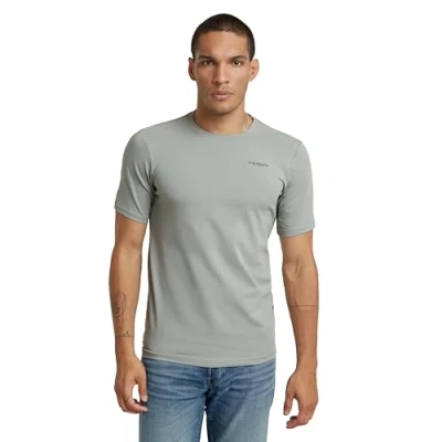 Afbeelding van G Star SLIM BASE Tshirt basic, Heren, Maat: XXL, Wrought iron