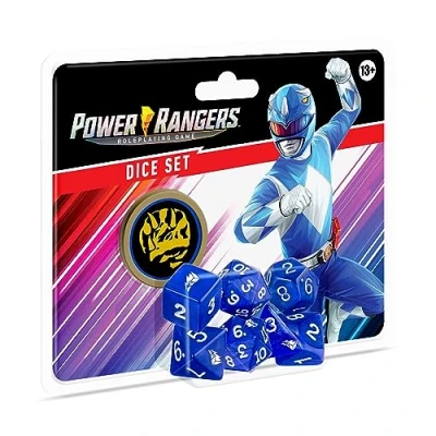 Afbeelding van Power Rangers: RPG Dice Set Blue Dobbelstenenset Renegade Game Studios