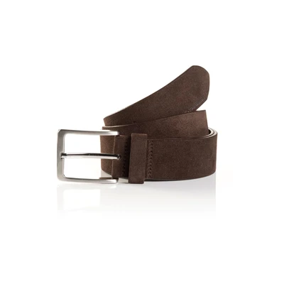 Afbeelding van TOM Tailor MIT Rechteckiger Schnalle Riem, Heren, Maat: 85, Brown uni