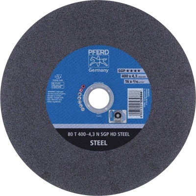 Afbeelding van PFERD 100 T 400 4,3 N SGP HD STEEL/40,0 66324195 Doorslijpschijf recht mm 10 stuk(s) Getemperd staal, Staal