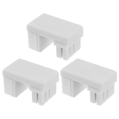 Afbeelding van OTOTEC 3 STKS ATX 8 Pin Mannelijk naar Vrouwelijk 180 Graden Hoek Adapter GPU Up Connector Power Board voor Desktop Grafische Kaart Wit
