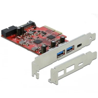 Afbeelding van Delock PCI Express x4 Karte zu 1 x extern USB Type C™ Buchse + 2 e