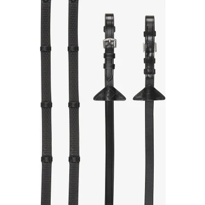 Afbeelding van LeMieux Teugels Arika Soft Rubber with Stopper Bruin/Brass Full