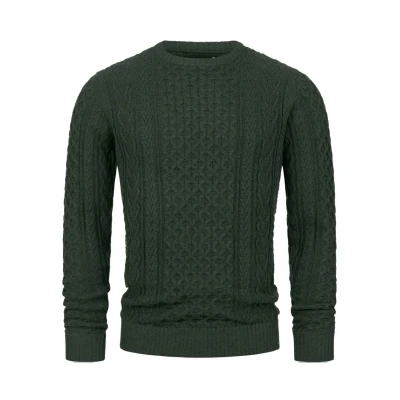 Afbeelding van Indicode Jeans Inbellin Trui, Heren, Maat: Small, Army