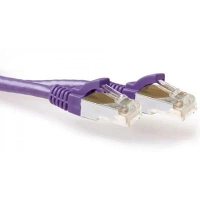 Afbeelding van ACT FB8720 LSZH SFTP CAT6A Patchkabel Snagless Paars 20 meter