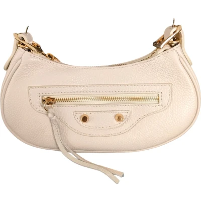 Afbeelding van Tas Handtas Schoudertas Leer Ecru Afneembare/Verstelbare schouderriem Trend Lente Zomer Nieuwe collectie