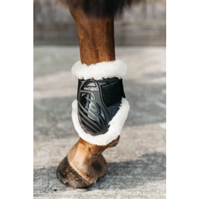 Afbeelding van Kentucky Strijklappen Young Horse Vegan Sheepskin Zwart XS