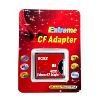 Afbeelding van RGBS SD SDHC SDXC naar High Speed Extreme Compact Flash CF Type I UDMA geheugenkaartadapter voor 16 / 32 64 128 GB
