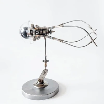 Afbeelding van CreativeBlocker 3D metalen puzzel, bouwpakket, doe het zelf kwal, dier puzzels voor volwassenen, modelbouwpakketten, woondecoratie, cadeaus Kerstmis,