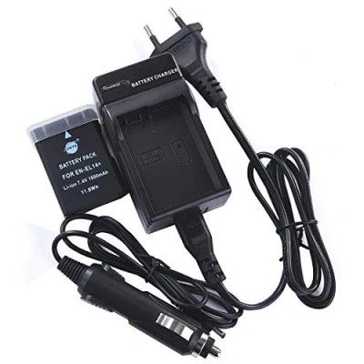 Afbeelding van DSTE® en EL14 ENEL14 vervangende batterij DC111E reisoplader compatibel met Nikon D3100 D3200 D3300 D5100 D5200 D5300 D5500 P7000 P7100 P7200 P7700 P7800 0 Camera