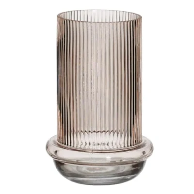 Afbeelding van Vaas Bruin Kristal 13,5 x 22 cm