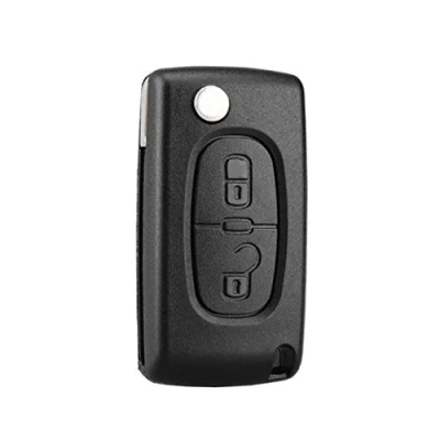 Afbeelding van Heart Horse 2 Knoppen Auto Afstandsbediening Sleutelhanger Case Vervanging Voor Peugeot Expert Partner 107 207 307 307S 308 407 607 Flip Key Shell Cover, Citroen C2 C3 C4 C5 C6 C8 Autosleutel