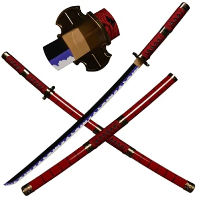 Afbeelding van LQZJG Anime Bamboe Zwaard Katana Cosplay，Roronoa Zoro Sandai Kitetsu，103 cm/40 inch