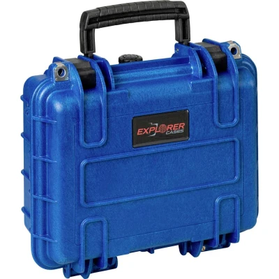 Afbeelding van Explorer Cases Outdoor koffer 2712HL.N blue Navy with pick &amp; pluck foam (b x h d) 28 20 12 cm blauw
