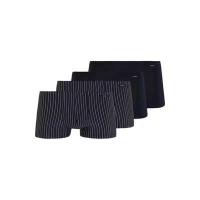 Afbeelding van SKINY power line 2P microfiber boxers streep &amp; blauw III S