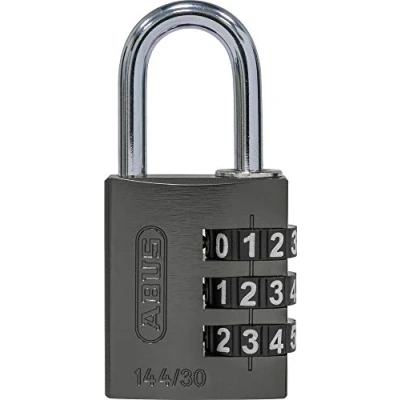 Afbeelding van ABUS Cijferslot met grote cijfers, tintanium, 30 mm