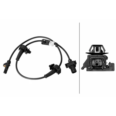 Afbeelding van HELLA 6PU 358 219 101 ABS Sensor Met verbindingsstuk Geluidsensor 2 polig 740mm HONDA: Civic IX Sedan (FB, FG) 1.8, 1.6 2011