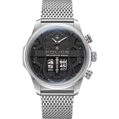 Afbeelding van Police UHR Rotorcrom Horloge, Heren, Maat: One Size, Schwarz