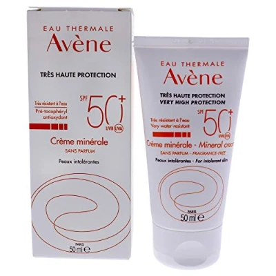 Afbeelding van Avene Sun protect mineral cream 50+ 50 ml