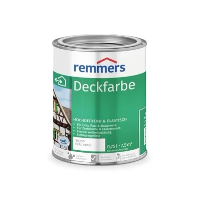 Afbeelding van Remmers Tuinhuis Beits Color 0,75L Wit