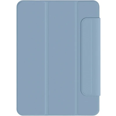 Afbeelding van Apple iPad 10 (2022) 10.9 inch Hoes: Pomologic BookCover Bookcase Sky Blue Kunstleder Tablet Hoezen