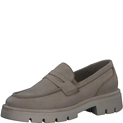 Afbeelding van MARCO TOZZI dames 2 24701 41 Slipper, Taupe Nubuck, 42 EU