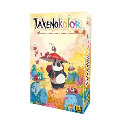 Afbeelding van Asmodee Matagot Takenokolor gezelschapsspel spel voor kinderen, volwassenen en familie schilderspel vanaf 8 jaar 2 tot 4 spelers 20 minuten Franse versie