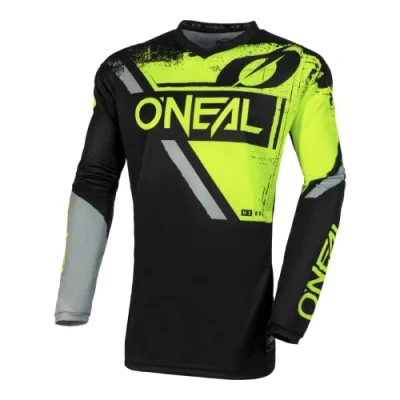Afbeelding van Oneal Element Shocker Motorcross Jersey, zwart geel, afmeting M voor man